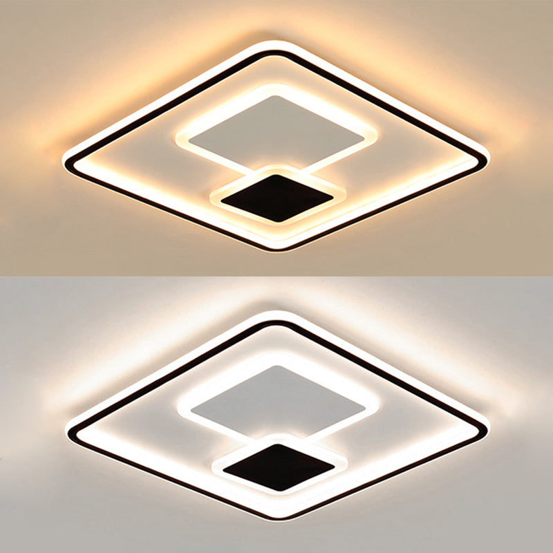1 - Luce Metallo Led Flush Montaggio Tetto Fissaggio Moderno Stile Moderno Geometric Flush Montaggio Luci