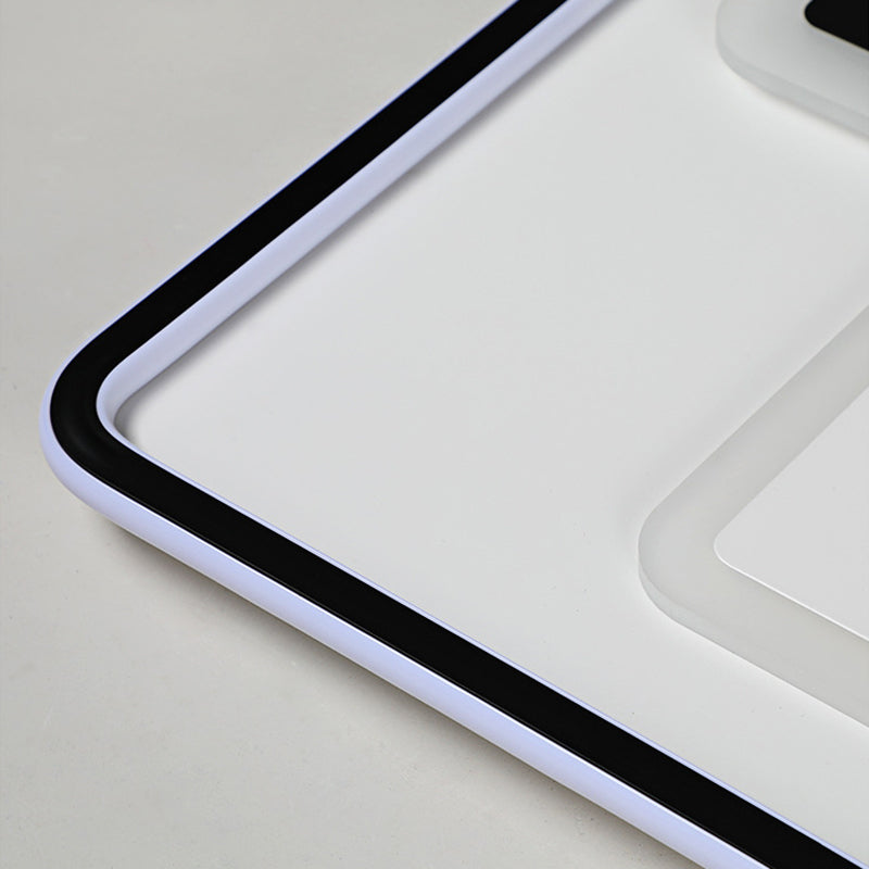 1-Light Metal Led Bündig Mount Deckenbefestigung Modern Style Geometrische Flush Mount Lights