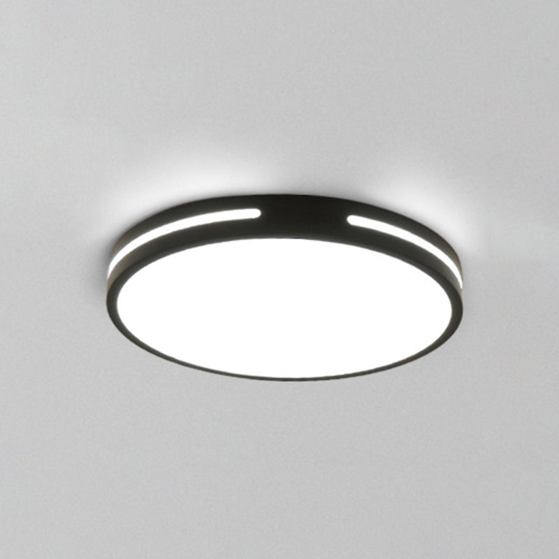 Modern Style 1-Light Flush Ceiling Light Fixtures Geometrical Metal Flush Mount Led Lights