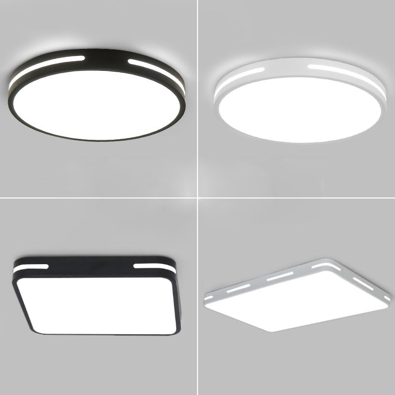 Modern Style 1-Light Flush Ceiling Light Fixtures Geometrical Metal Flush Mount Led Lights