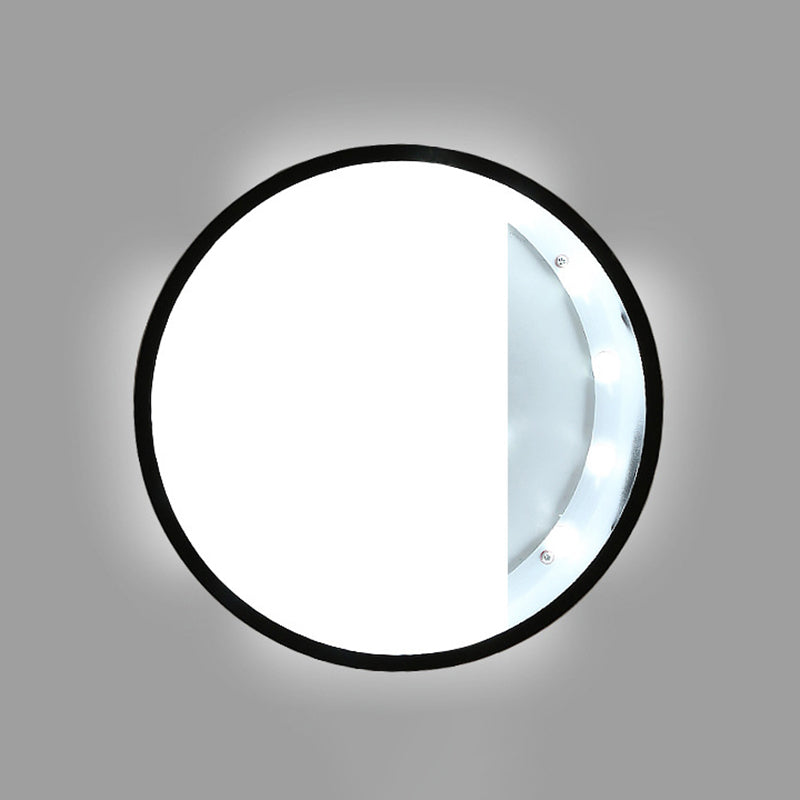 Modern Style 1-Light Flush Ceiling Light Fixtures Geometrical Metal Flush Mount Led Lights