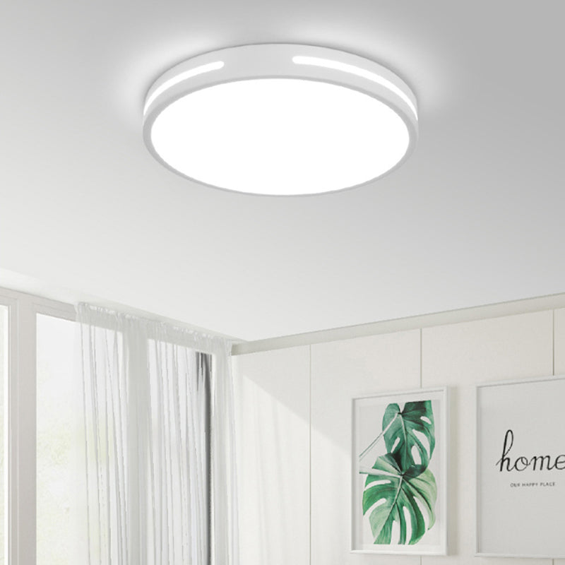 Modern Style 1-Light Flush Ceiling Light Fixtures Geometrical Metal Flush Mount Led Lights