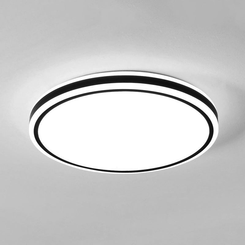 Geometrical 1-Light Flush Mount Ceiling Light Fixtures Metal Modern Style Flush Ceiling Lamp