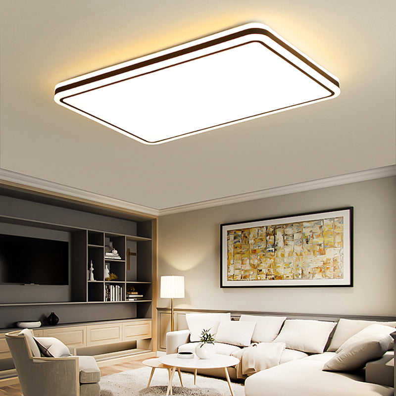 Geometrical 1-Light Flush Mount Ceiling Light Fixtures Metal Modern Style Flush Ceiling Lamp