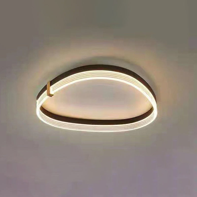 Moderne stijl acryl inbouw plafondarmatuur Geometrische 1-lichts gemonteerde led-verlichting