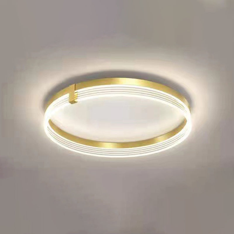 Moderne stijl acryl inbouw plafondarmatuur Geometrische 1-lichts gemonteerde led-verlichting