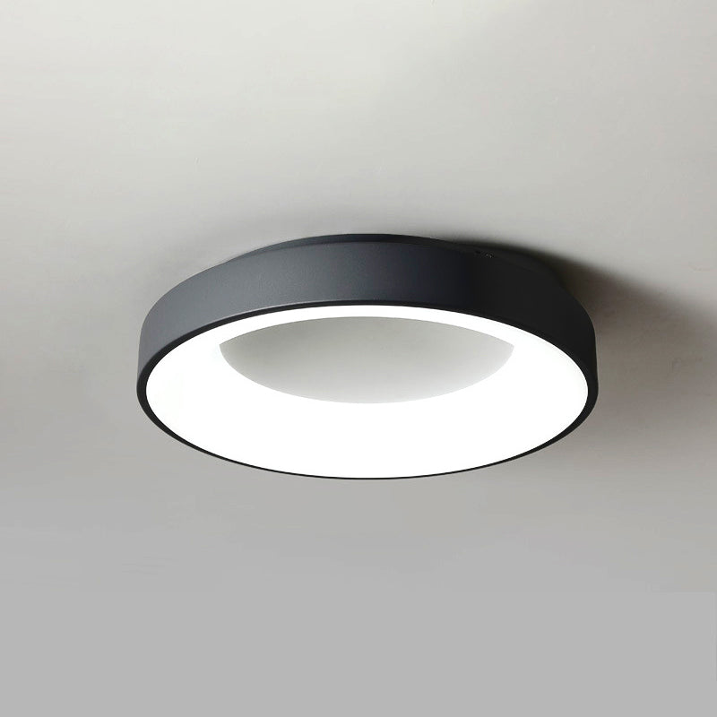 Luminaires encastrés à 1 lumière en acrylique, anneaux de style moderne, plafonniers à LED