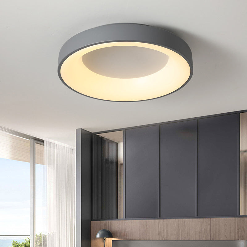 Luminaires encastrés à 1 lumière en acrylique, anneaux de style moderne, plafonniers à LED
