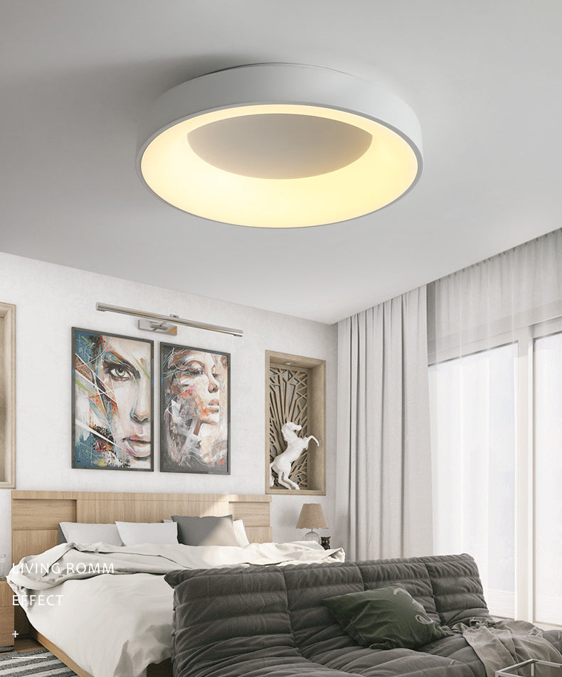 Luminaires encastrés à 1 lumière en acrylique, anneaux de style moderne, plafonniers à LED