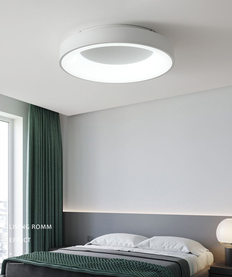 Luminaires encastrés à 1 lumière en acrylique, anneaux de style moderne, plafonniers à LED