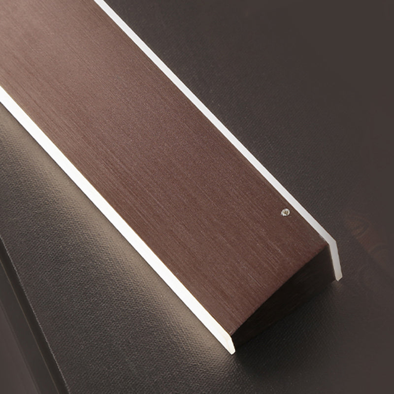 Modern Metal Chandelier Lamp Linear LED Island Pendant for Dining Room