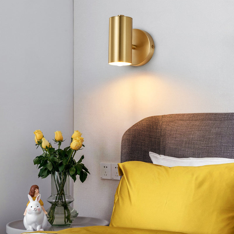 Lampada da parete di rame elettroplate in moderna luce da parete interno in ottone in ottone in ottone