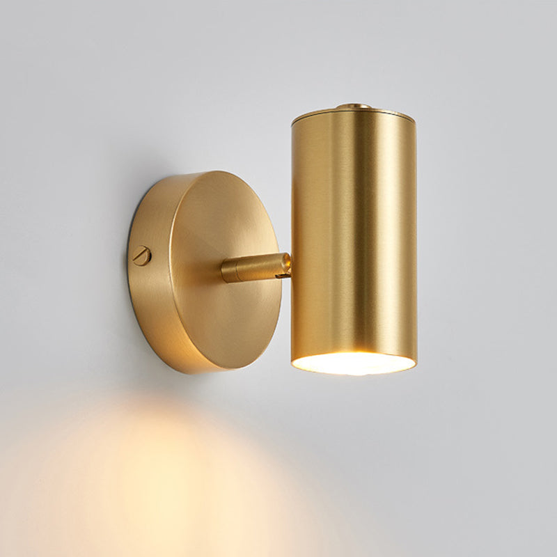 Lampada da parete di rame elettroplate in moderna luce da parete interno in ottone in ottone in ottone