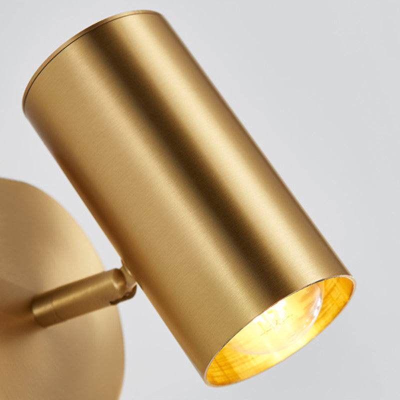 Lampada da parete di rame elettroplate in moderna luce da parete interno in ottone in ottone in ottone