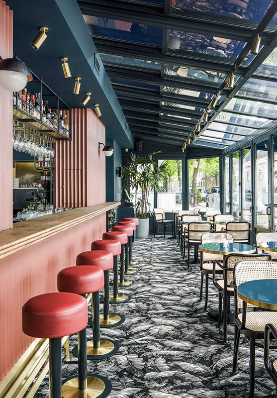 Cylinder Semi Flush Mount Light Fixture Contemporary Aluminum Ceiling Light Fixture for Living Room