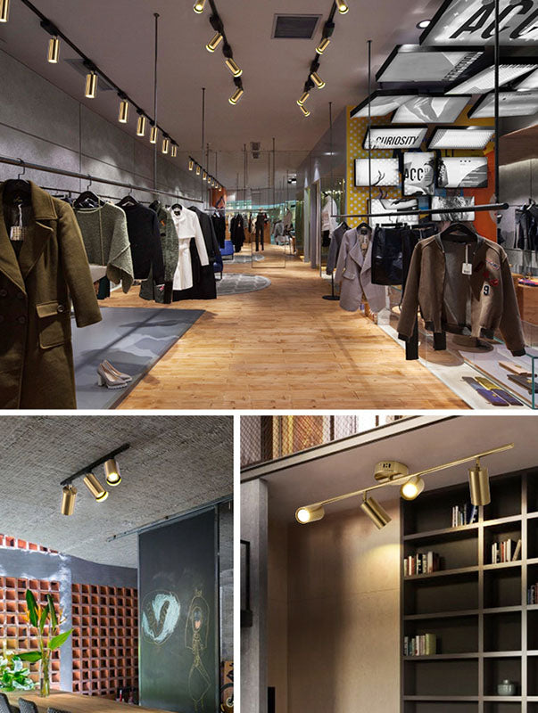 Cylinder Semi Flush Mount Light Fixture Contemporary Aluminum Ceiling Light Fixture for Living Room