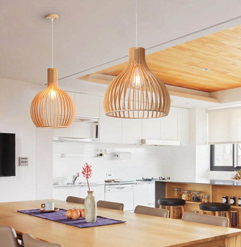 Chinesische Kuppel Anhänger Beleuchtungskörper Rattan Hanges Licht mit hängenden Schnur für das Restaurant