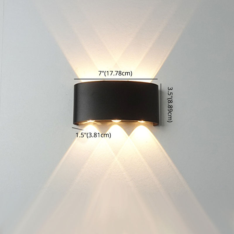 Zeitgenössische Einfachheit wasserdicht im Freien Wandleuchten für den Korridor-Flur