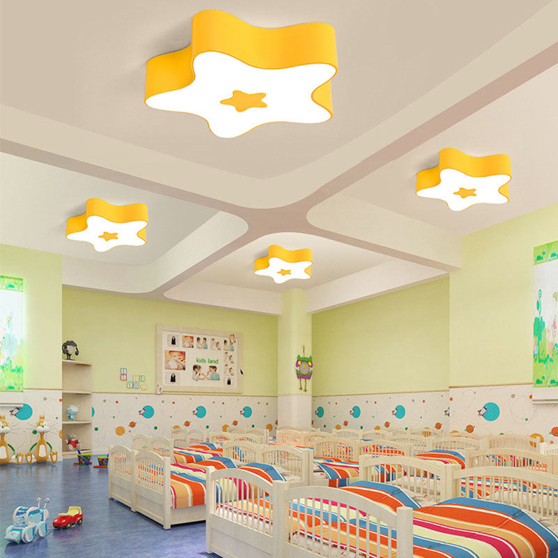 Plafonnier à motif d'étoile 40W LED, plafonnier pour chambre d'enfant