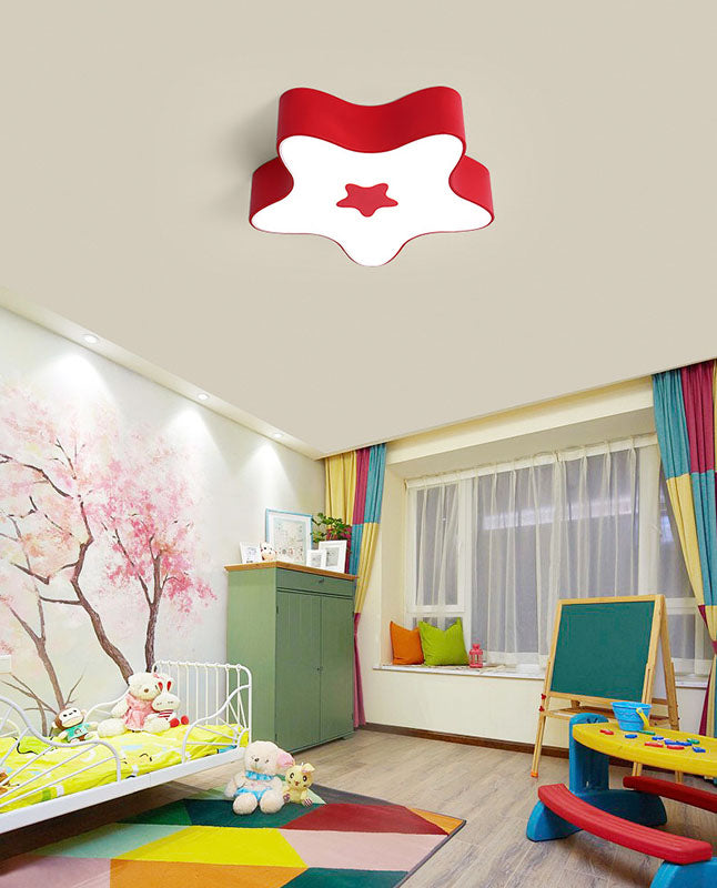 Plafonnier à motif d'étoile 40W LED, plafonnier pour chambre d'enfant
