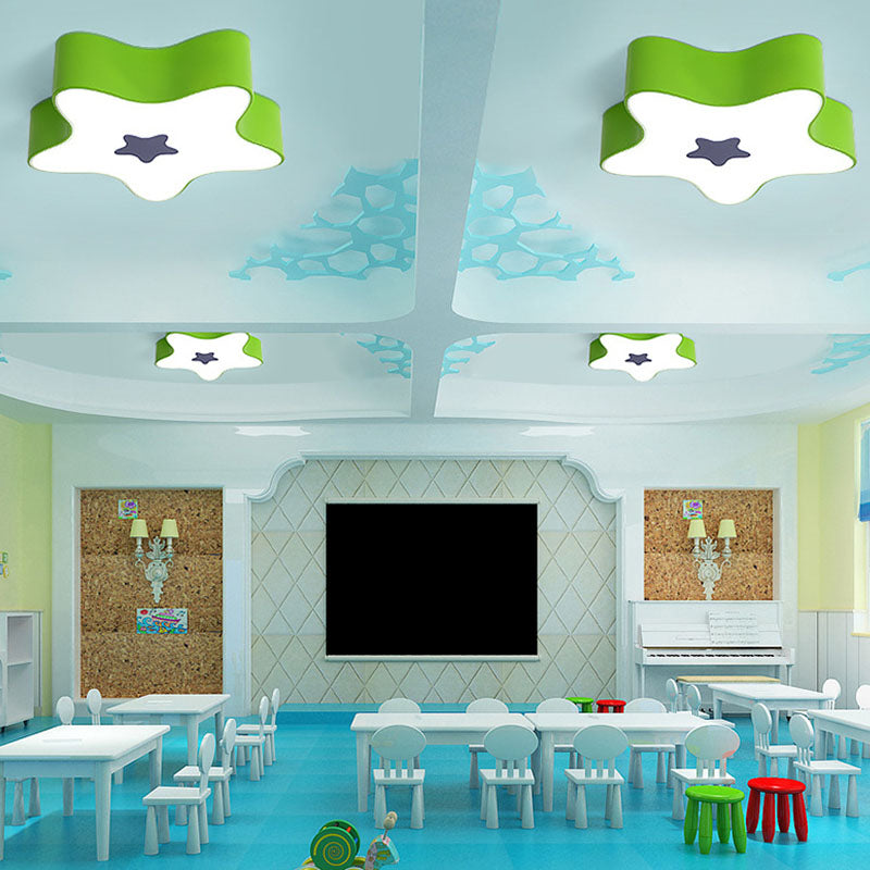 Plafonnier à motif d'étoile 40W LED, plafonnier pour chambre d'enfant