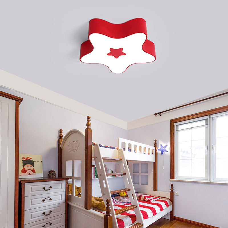 Plafonnier à motif d'étoile 40W LED, plafonnier pour chambre d'enfant