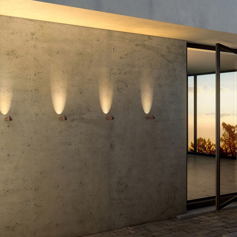 Contemporary Sconce Light Fixture with Aluminum Art for Corridor Hallway