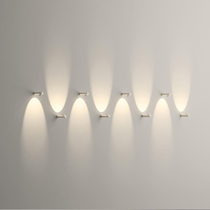 Contemporary Sconce Light Fixture with Aluminum Art for Corridor Hallway