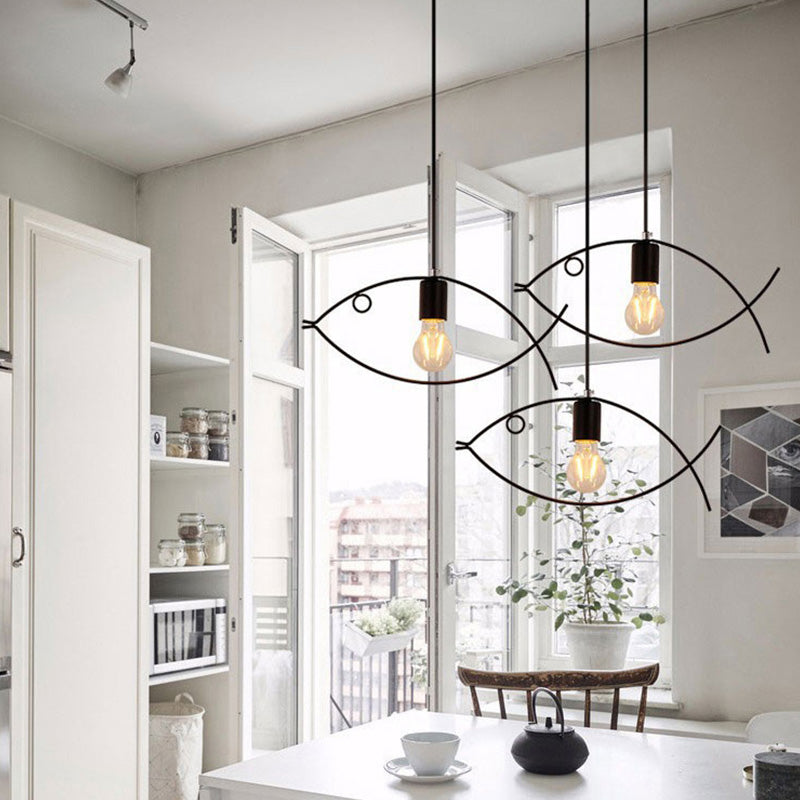 Industrial Style Simple Pendant Light Fixtures for Sitting Room Coffee Shop