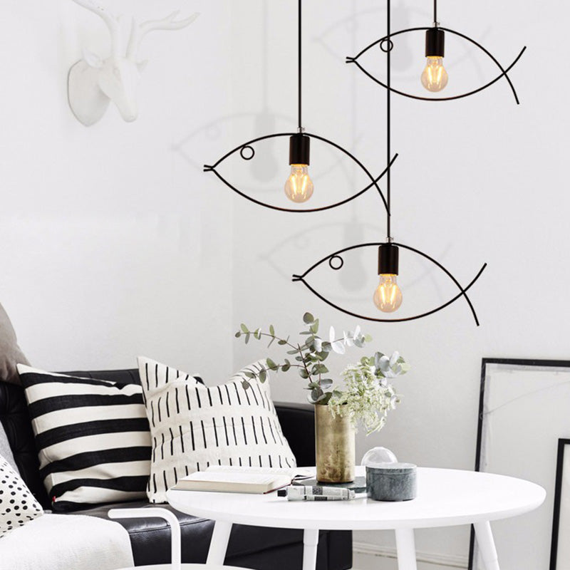 Industrial Style Simple Pendant Light Fixtures for Sitting Room Coffee Shop