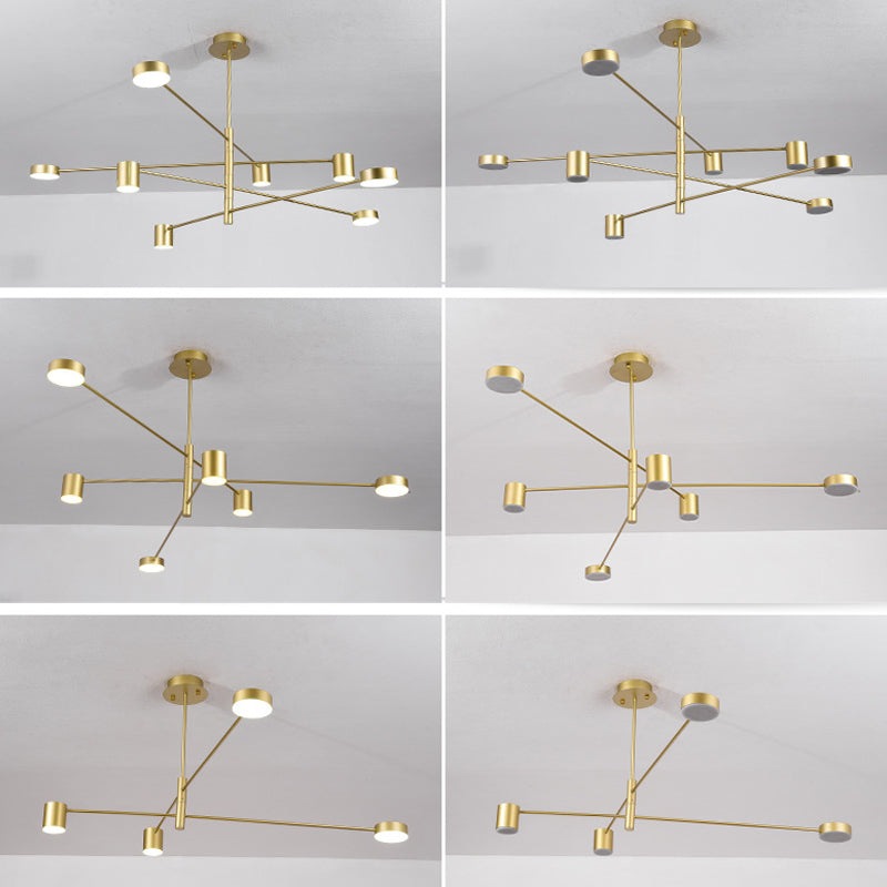 Lampada il lampadario Sputnik Light Segnalizzazione moderna Simplicità Acrilico Acrilico Illuminazione per il ristorante