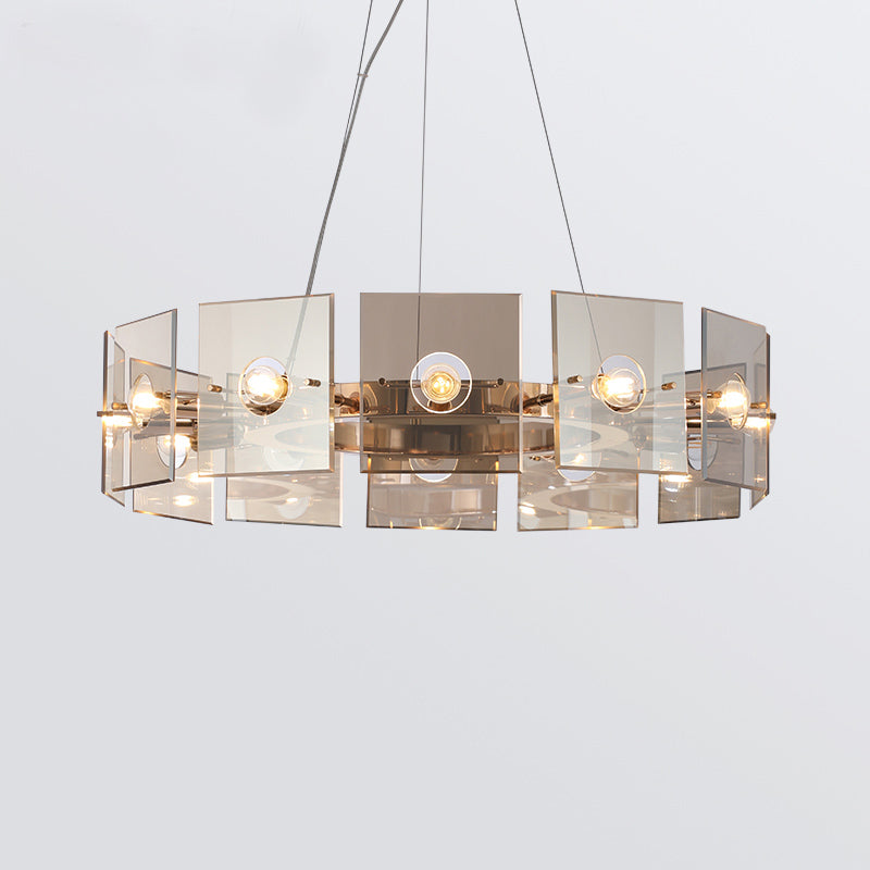 Glass Hanging Pendant Lights Contemporary Hanging Lamps for Living Room