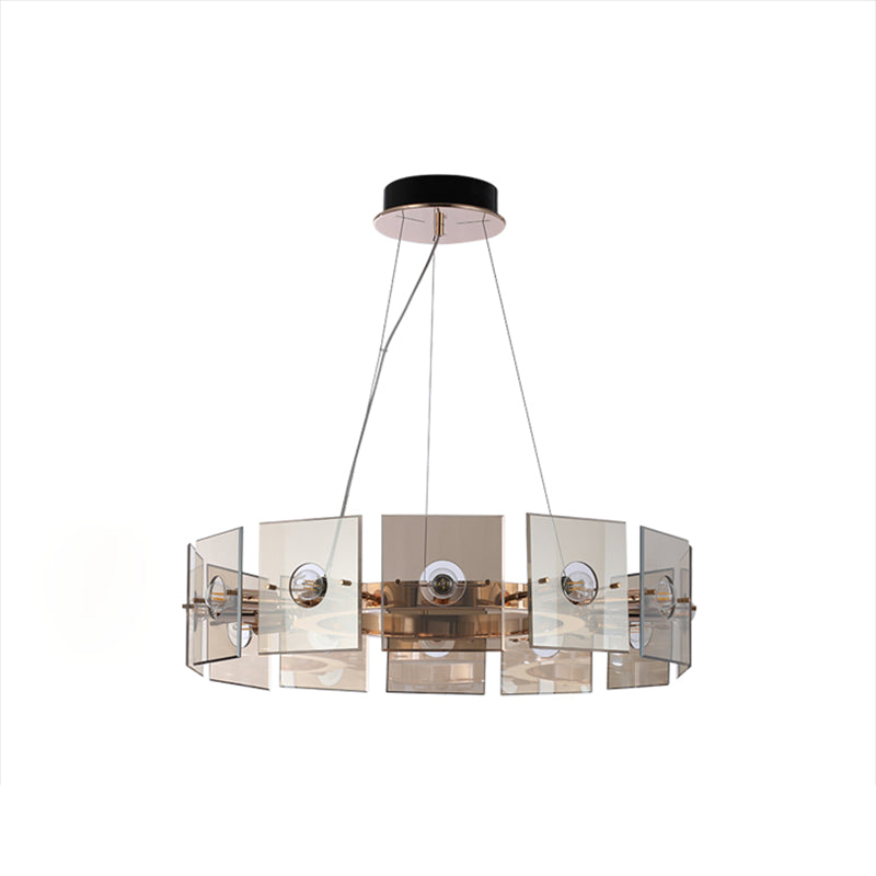 Glass Hanging Pendant Lights Contemporary Hanging Lamps for Living Room
