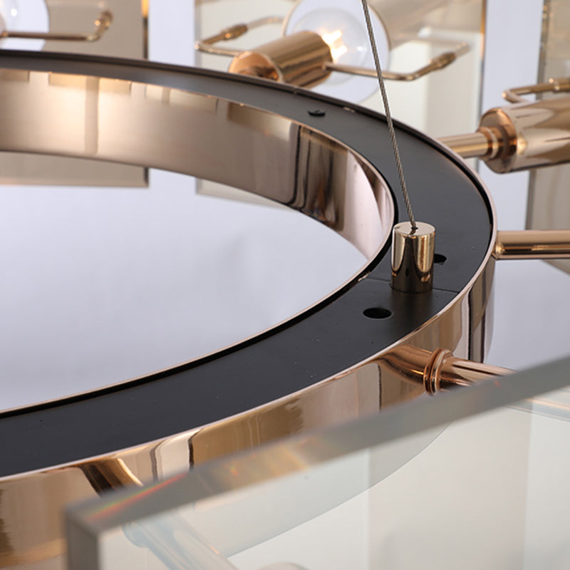 Glass Hanging Pendant Lights Contemporary Hanging Lamps for Living Room