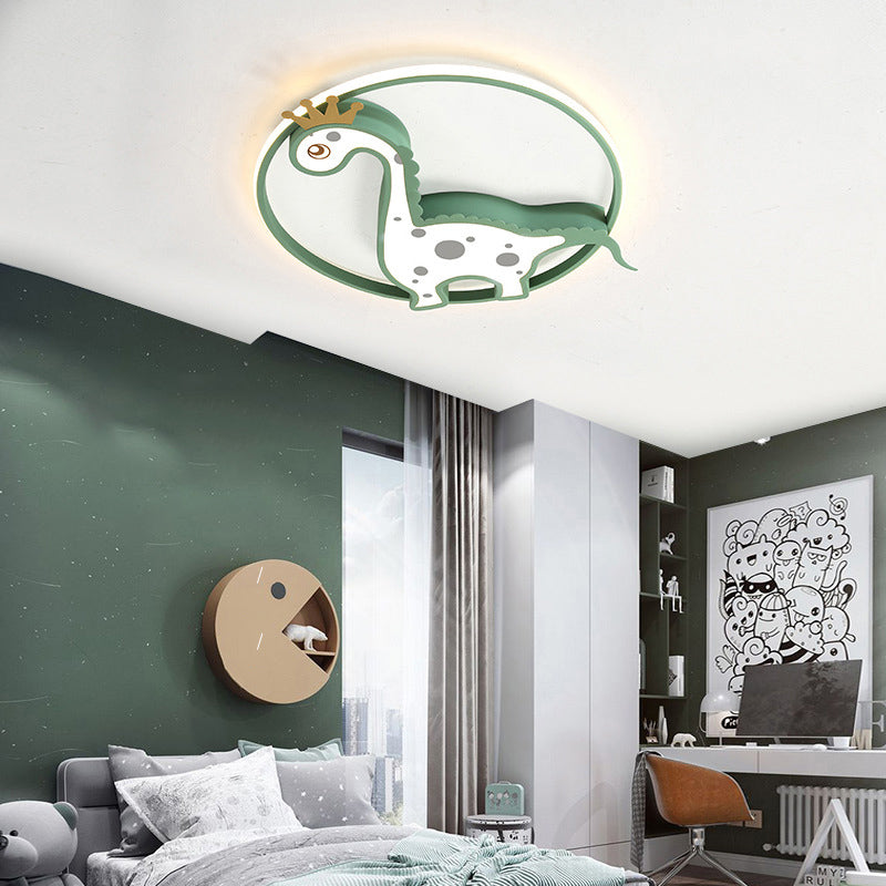 Chambre d'enfants dinosaure encastré plafonnier acrylique Creative LED plafonnier