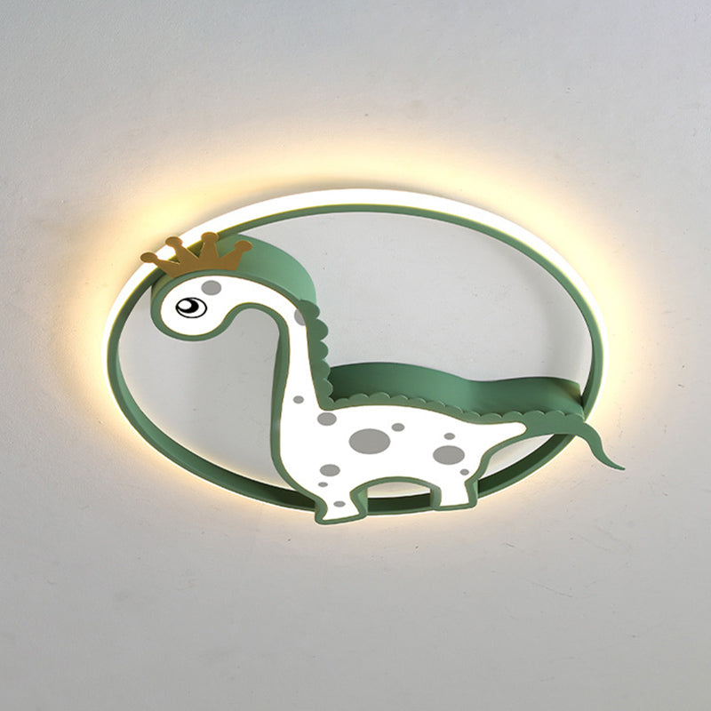 Chambre d'enfants dinosaure encastré plafonnier acrylique Creative LED plafonnier