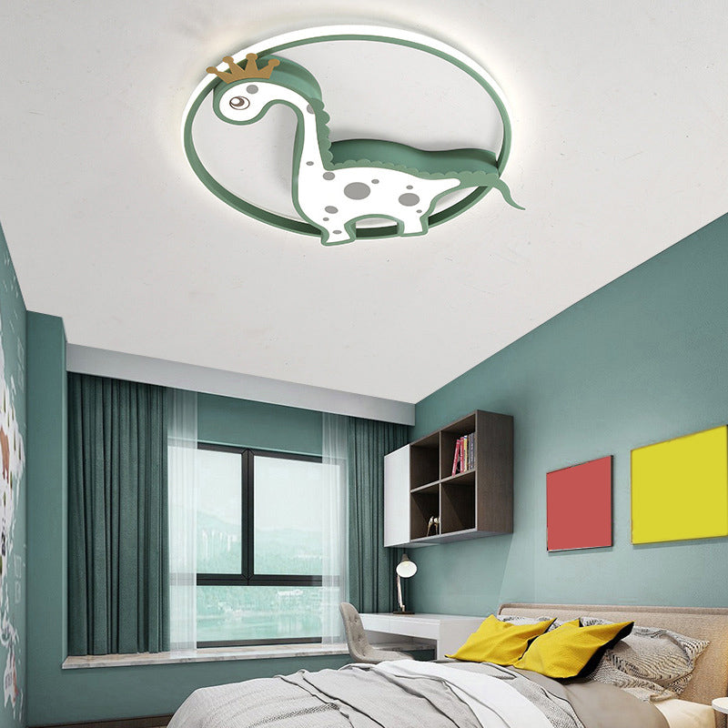 Chambre d'enfants dinosaure encastré plafonnier acrylique Creative LED plafonnier