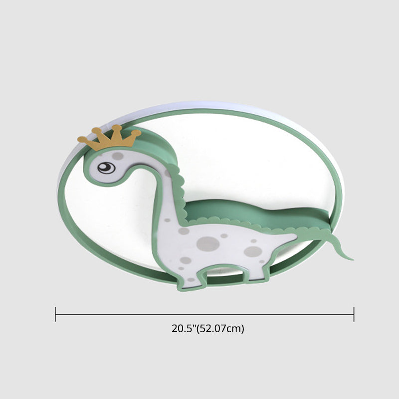 Chambre d'enfants dinosaure encastré plafonnier acrylique Creative LED plafonnier