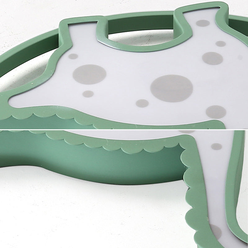 Chambre d'enfants dinosaure encastré plafonnier acrylique Creative LED plafonnier