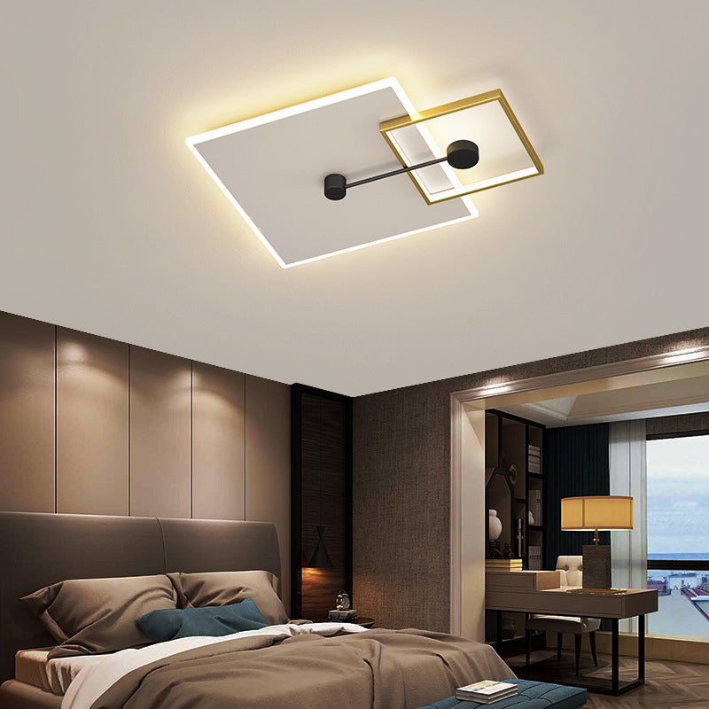 Geometrische inbouwverlichtingsarmaturen Eenvoud Acryl plafondverlichtingsarmaturen voor slaapkamer