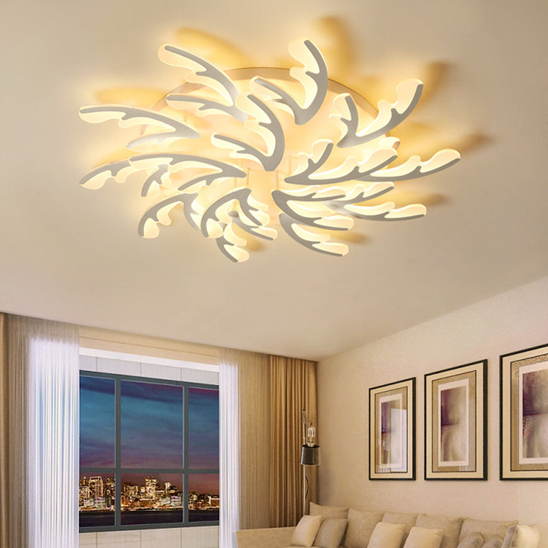 Fixtures de la lumière du corail Simplicité Acrylique Fixation lumineuse Fixtures pour la chambre à coucher