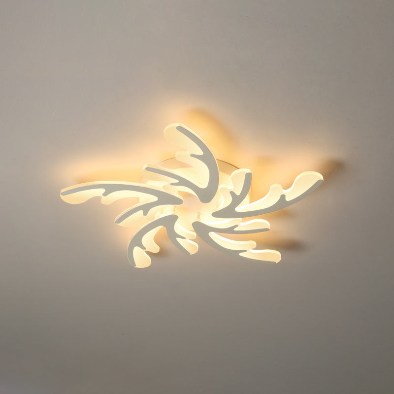 Fixtures de la lumière du corail Simplicité Acrylique Fixation lumineuse Fixtures pour la chambre à coucher