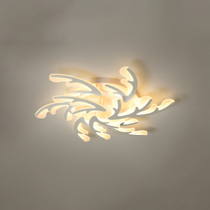 Fixtures de la lumière du corail Simplicité Acrylique Fixation lumineuse Fixtures pour la chambre à coucher