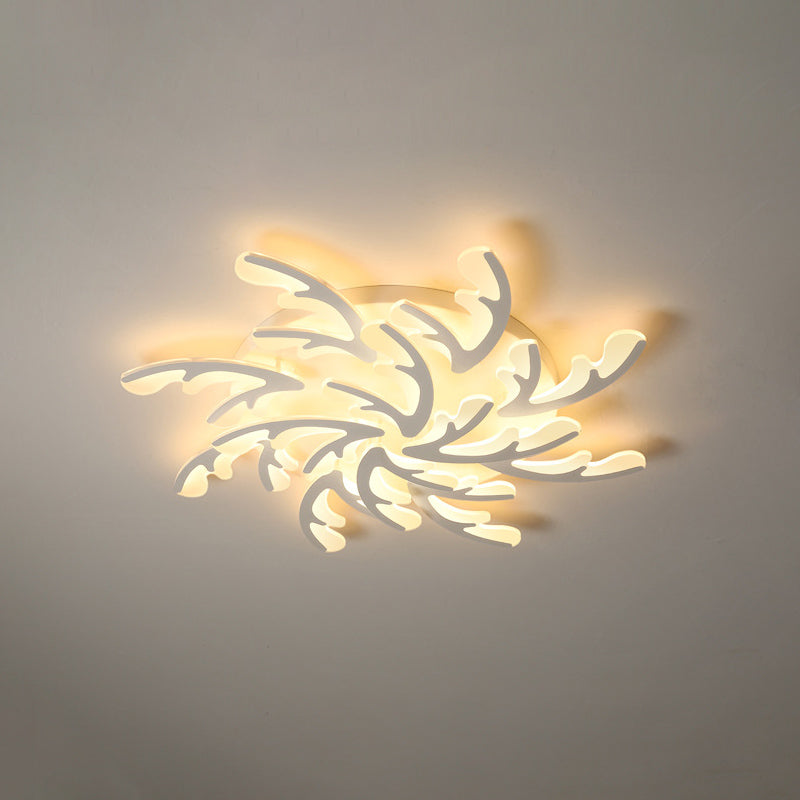 Fixtures de la lumière du corail Simplicité Acrylique Fixation lumineuse Fixtures pour la chambre à coucher