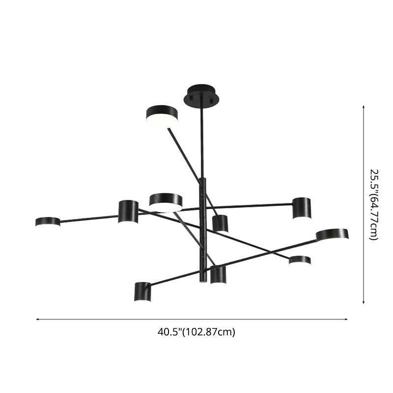 Lampada il lampadario Sputnik Light Segnalizzazione moderna Simplicità Acrilico Acrilico Illuminazione per il ristorante