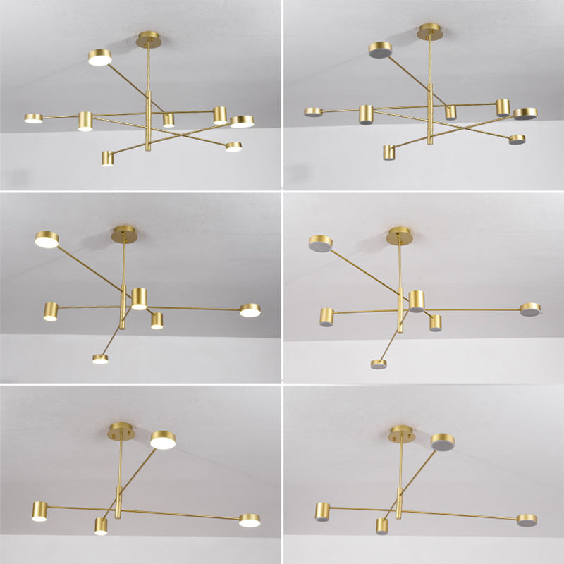 Lampada il lampadario Sputnik Light Segnalizzazione moderna Simplicità Acrilico Acrilico Illuminazione per il ristorante