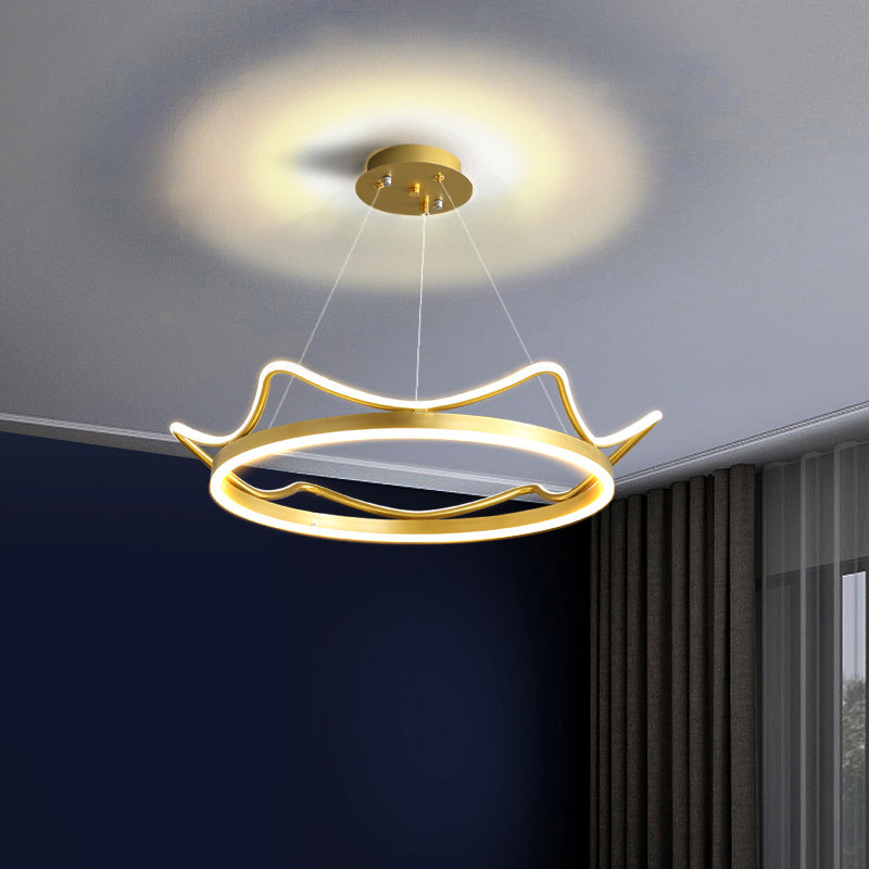 Ultra-moderne Kronleuchterleuchte Acrylhängelampe mit hängenden Kabel für Schlafzimmer