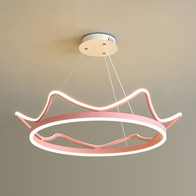 Ultra-moderne Kronleuchterleuchte Acrylhängelampe mit hängenden Kabel für Schlafzimmer