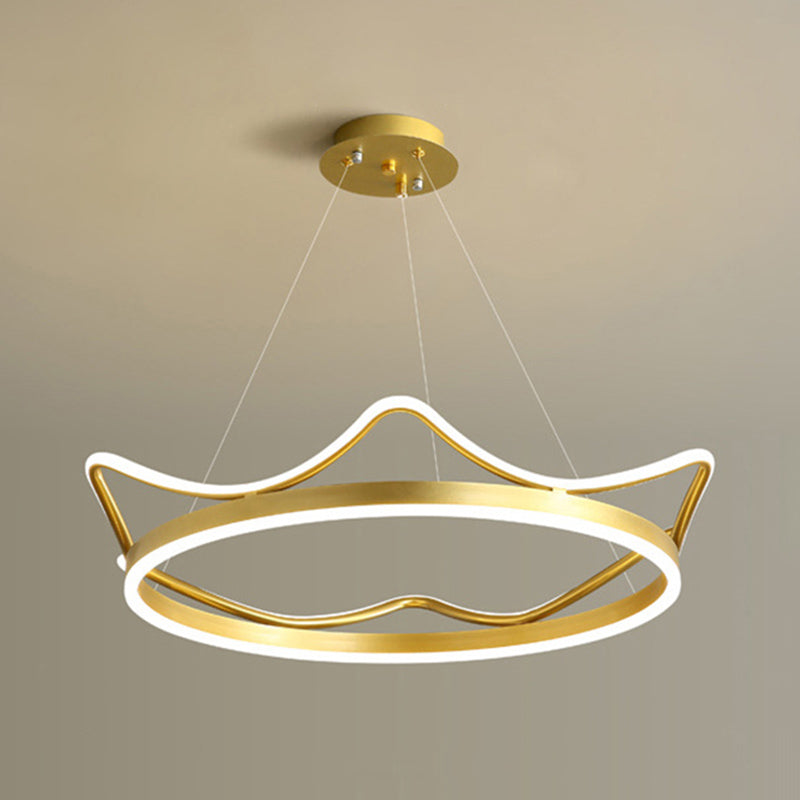 Ultra-moderne Kronleuchterleuchte Acrylhängelampe mit hängenden Kabel für Schlafzimmer