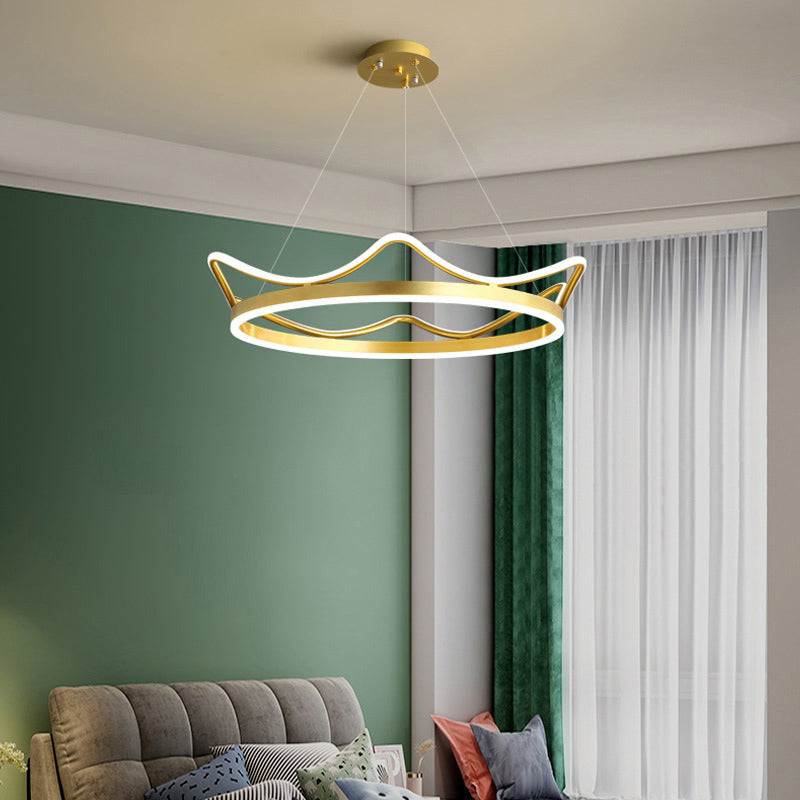 Ultra-moderne Kronleuchterleuchte Acrylhängelampe mit hängenden Kabel für Schlafzimmer